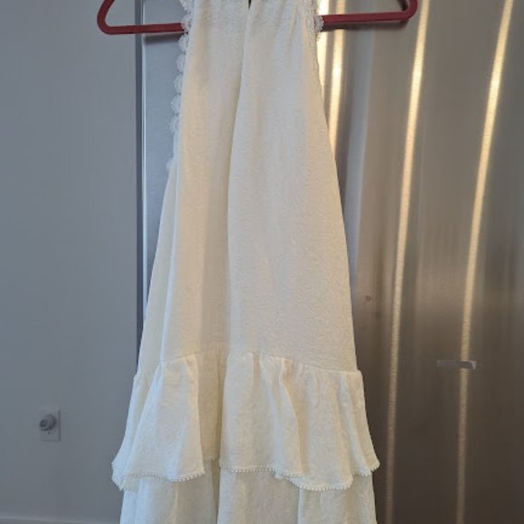 THEIA Size 2 White Cocktail Lace Dress with Pockets - Picture 5 of 5